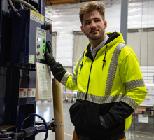 75-5337 High Visibility Jacket Application Image