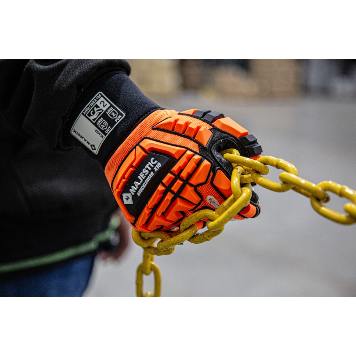 Knucklehead X10 Armor Skin Mechanics Glove with Impact Protection