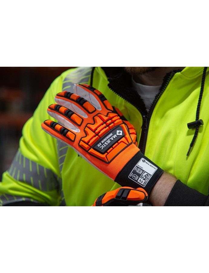 X10 Driller Mechanics Glove with Impact Protection | Majestic Glove
