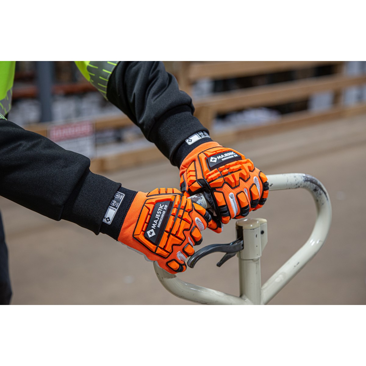 X10 Driller Mechanics Glove with Impact Protection | Majestic Glove