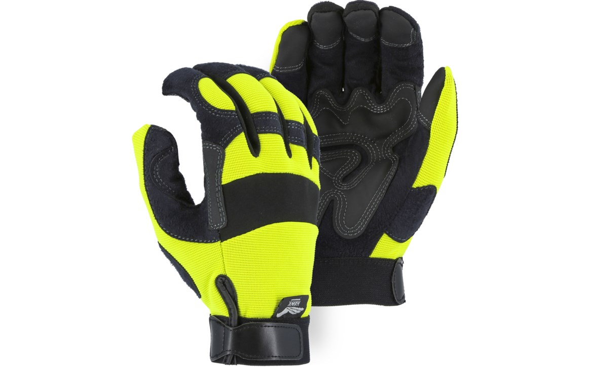 Armor Skin Mechanics Glove with Reinforced Palm & Fingers