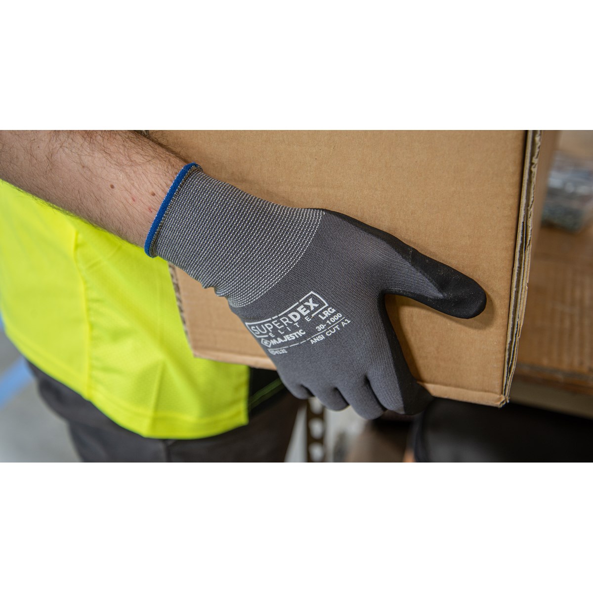 ゴムタイル Superdex Premium Foam Nitrile Palm Dip Glove | Majestic Glove