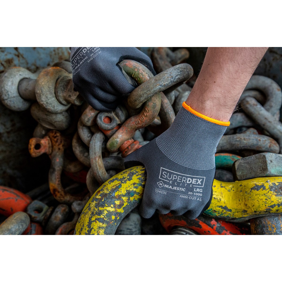 Superdex Premium Foam Nitrile Palm Dip Glove | Majestic Glove