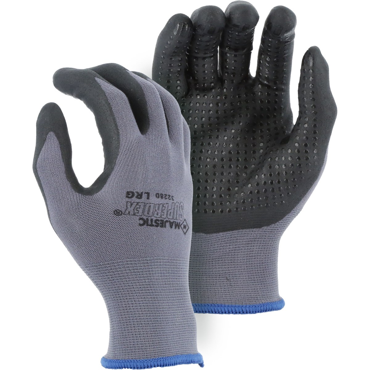 SuperDex Micro Foam Nitrile Palm Coated Glove on Nylon Shell