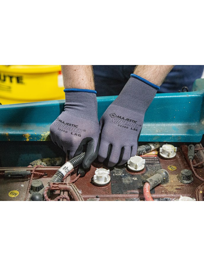 SuperDex Micro Foam Nitrile Palm Coated Glove on Nylon Shell
