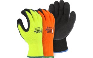 Polar Penguin Winter Lined Napped Terry Glove with Foam Latex