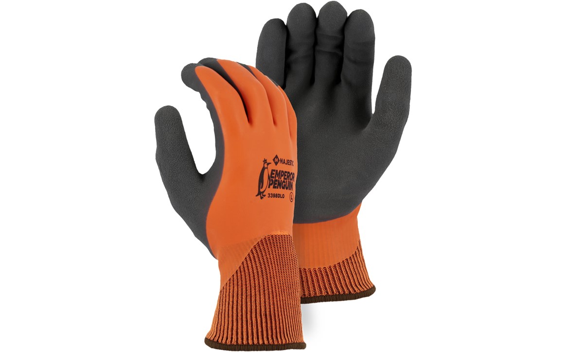 Emperor Penguin Winter Lined Nylon Glove with Closed-Cell Latex