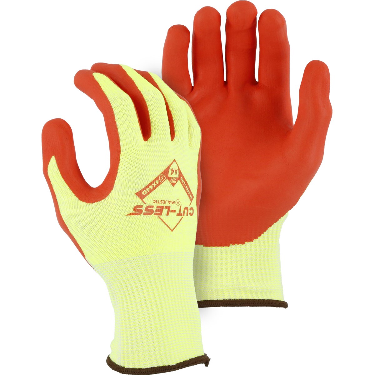 Cut-Less Korplex Glove with Foam Nitrile Palm, 13g, ANSI A4