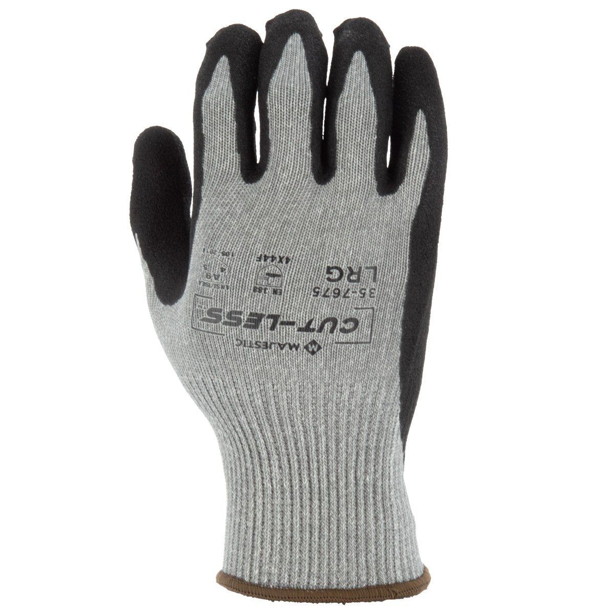 Cut-Less Korplex Glove with Sandy Nitrile Palm, 13g, ANSI A9