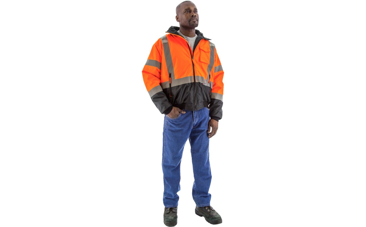 HiVis Waterproof Jacket with Removable Liner | Majestic Glove