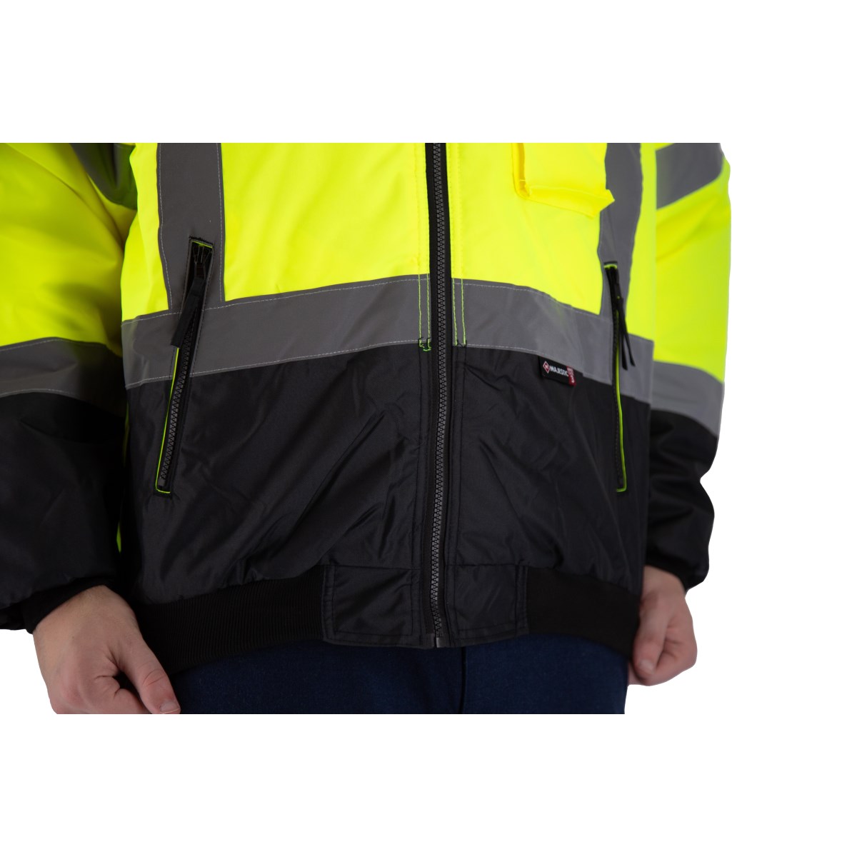 High Visibility Waterproof Jacket with Quilted Liner, ANSI 3, R