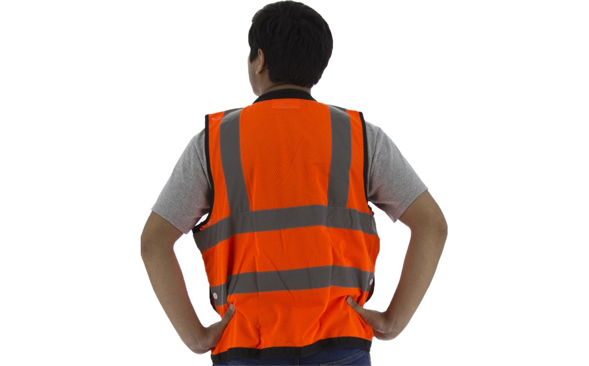 High Visibility Heavy Duty Mesh Vest, ANSI 2 | Majestic Glove
