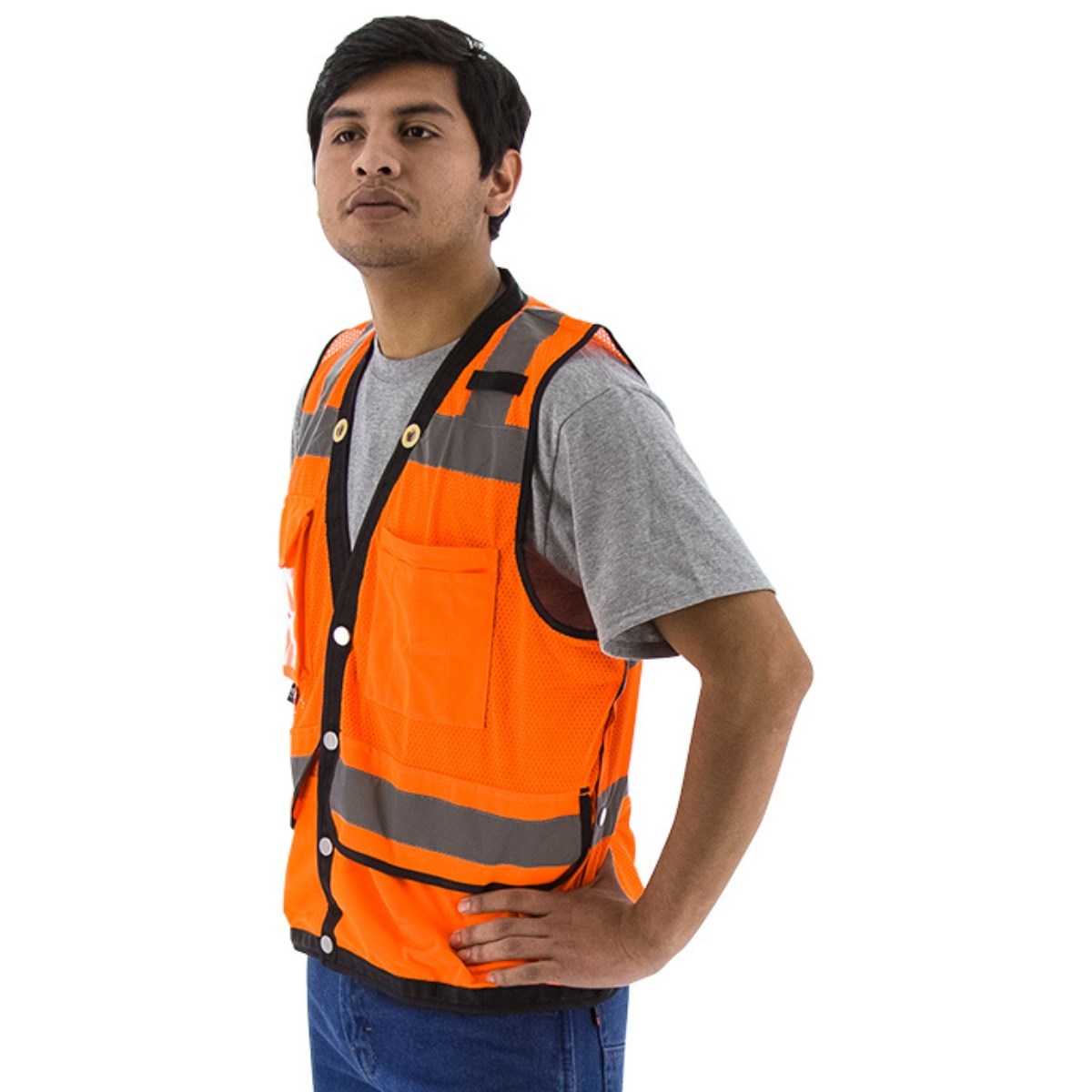 High Visibility Heavy Duty Mesh Vest, ANSI 2 | Majestic Glove