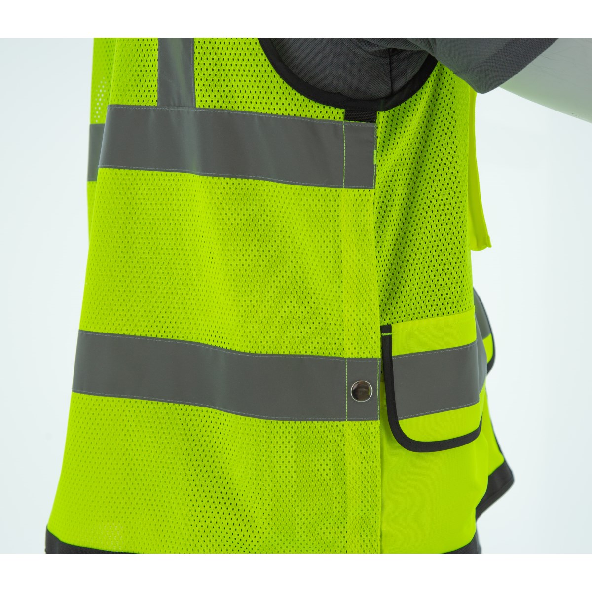 Zipper Front High Visibility Heavy Duty Mesh Vest, ANSI 2, R