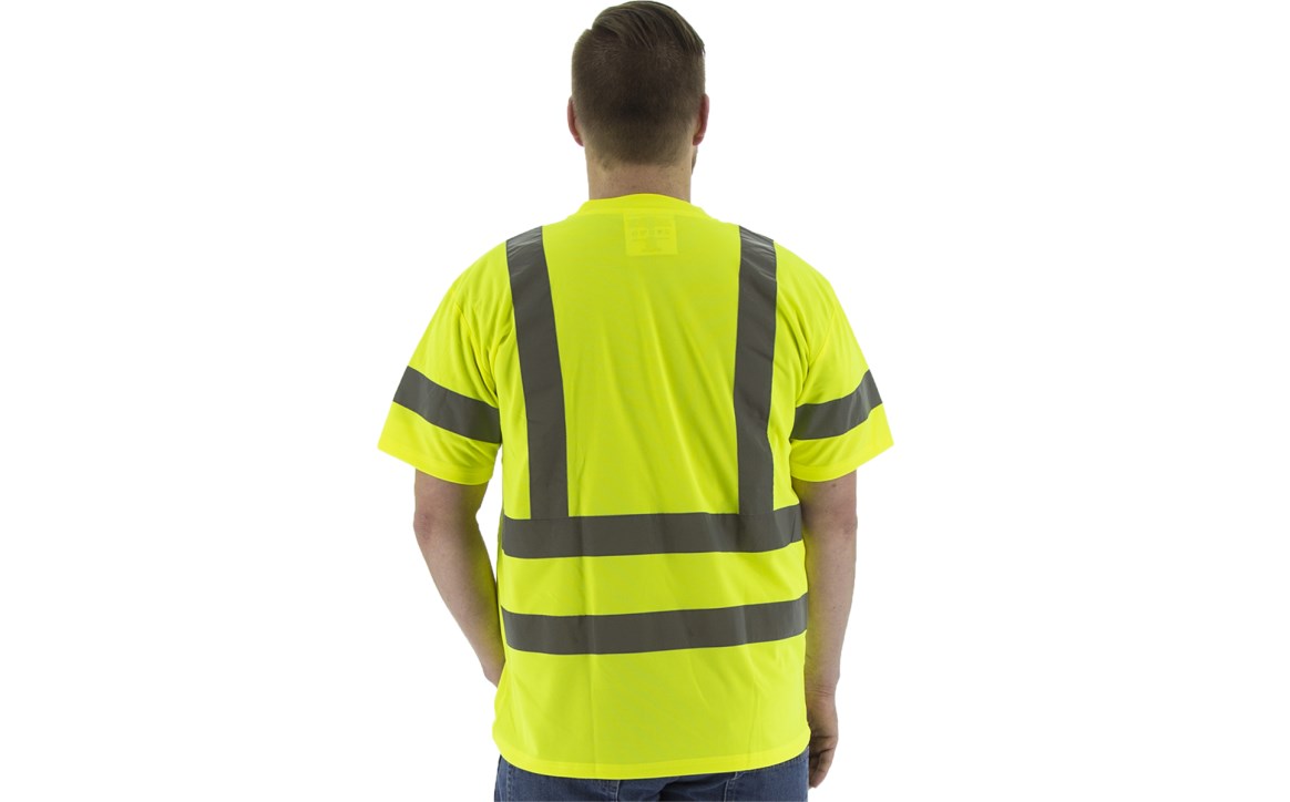 High Visibility Short Sleeve Shirt, ANSI 3, R | Majestic Glove