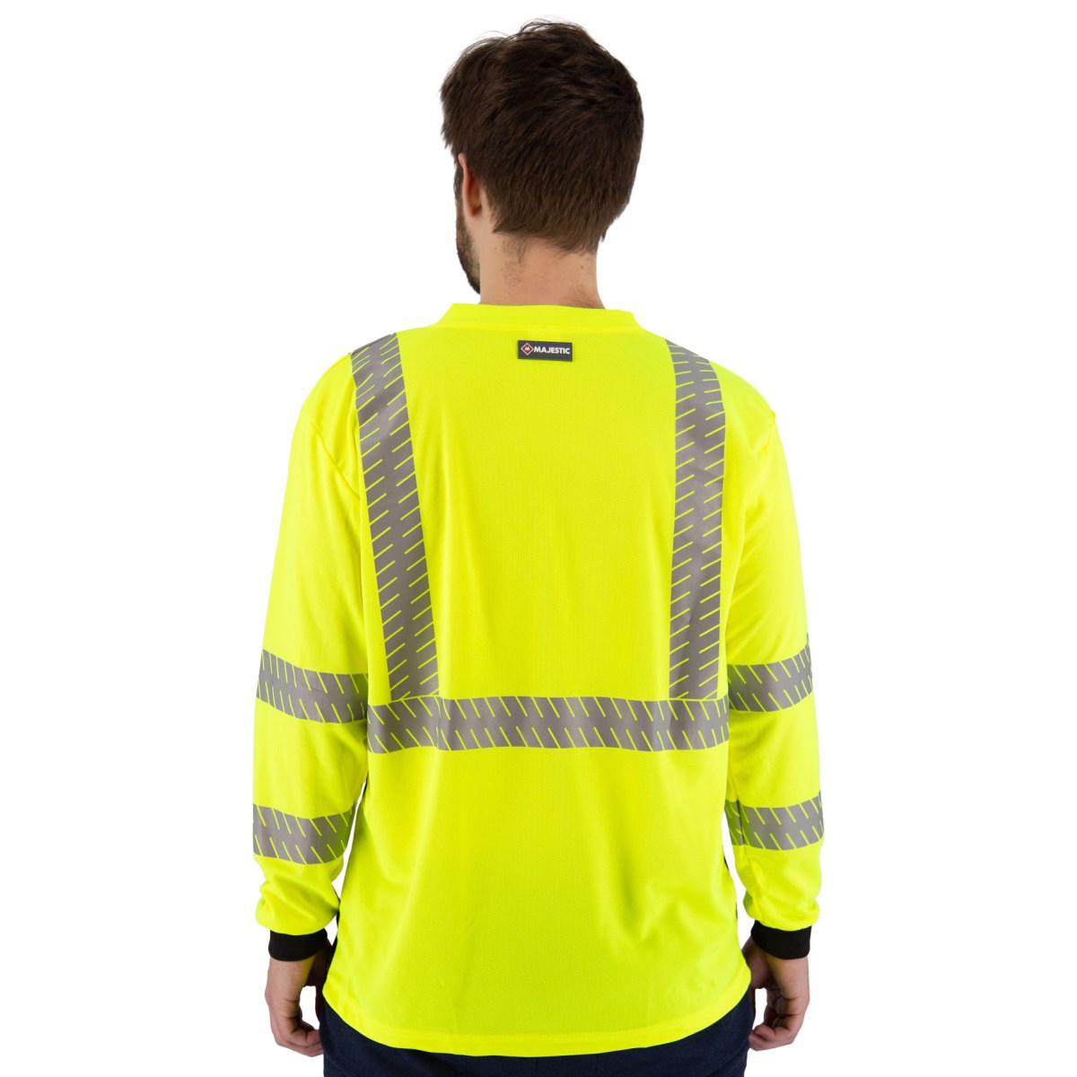 High Visibility Shirt with Reflective Chainsaw Striping, ANSI 3, R
