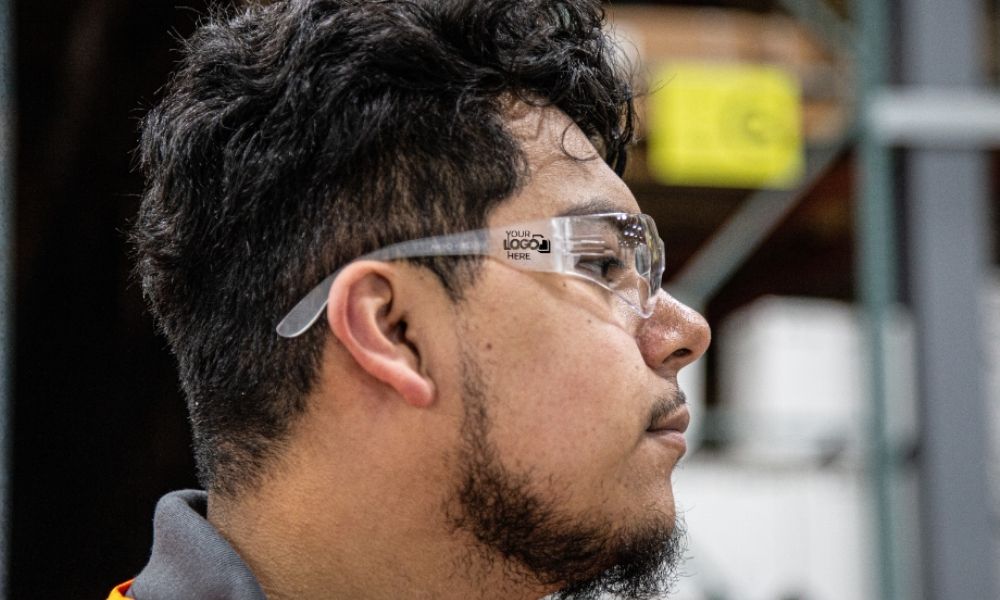 Custom-branded Majestic safety glasses
