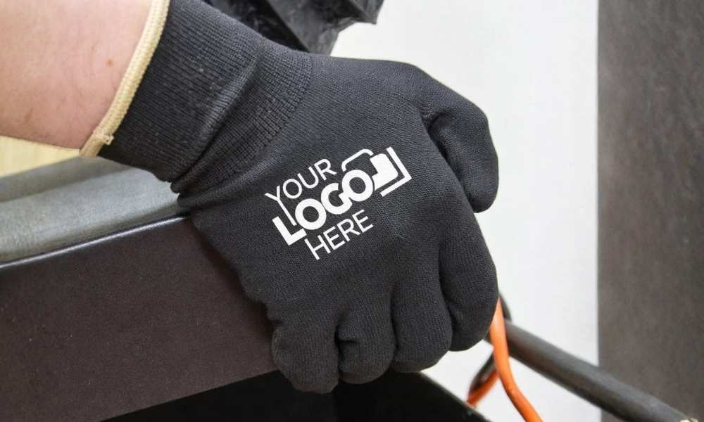 Custom-branded Majestic safety gloves